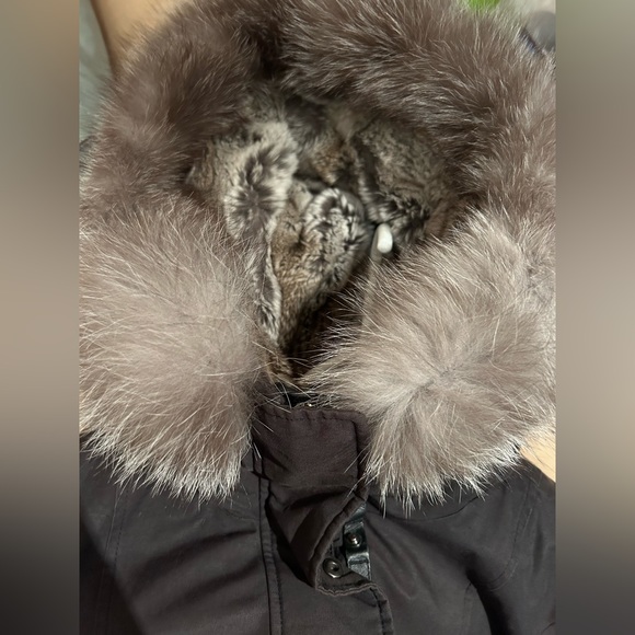 MACKAGE - Womens Winter Coat w/Fur Trim Hood Collar - Picture 8 of 11